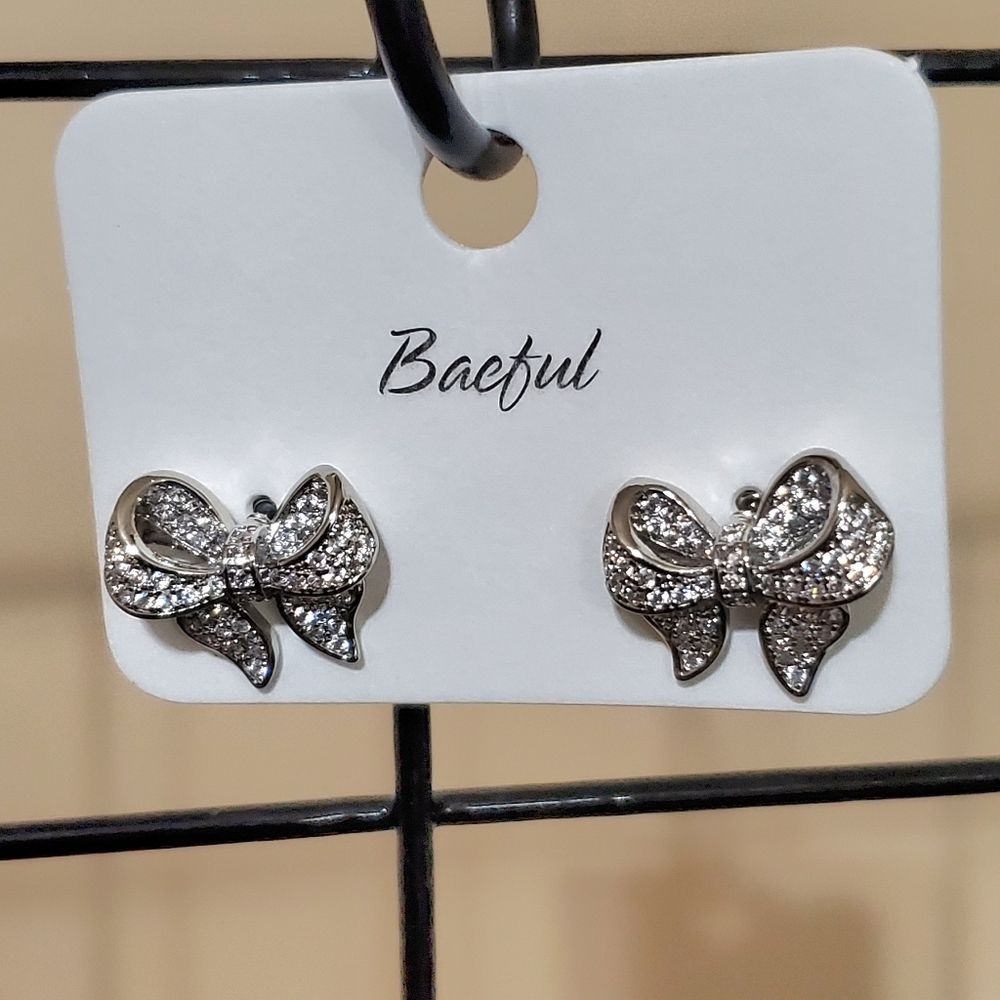 Knotted Bow Earrings